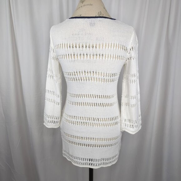 Tommy Bahama Cover Up X Small Knit White Resort - Picture 6 of 9